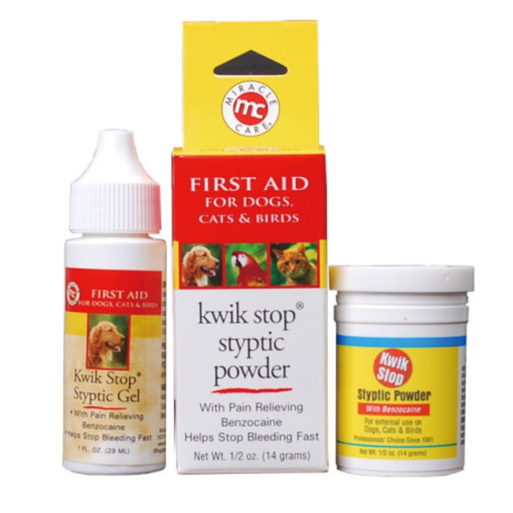 Kwik Stop Styptic Powder 14g, Liquid 29ml / Stop Bleeding / First Aid