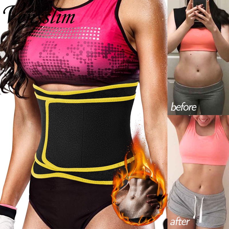 Waist Trimmer Sweat Belt Waist Trainer Body Shapewear Tummy Weight Loss for  Men Woman Flat Belly Slimming Sport Gym Workout Belt