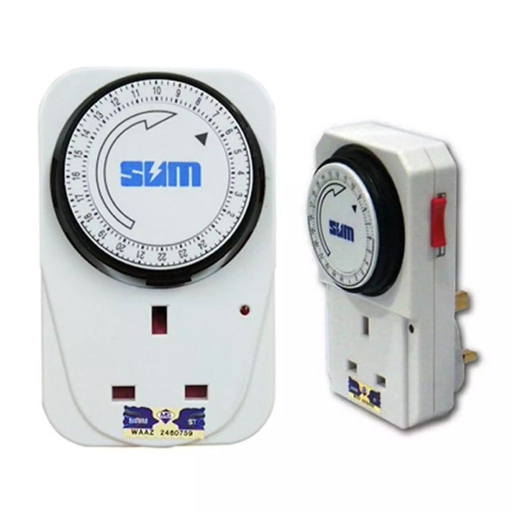[SG Seller] Ex-Stock : 24 Hours Analog 3 Pin Plug In Analog Timer ...