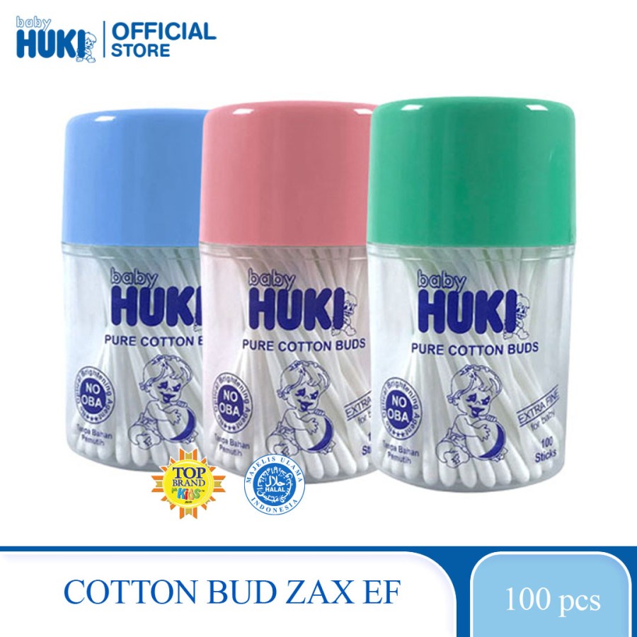 Baby Huki Pure Cotton Bud Pot Extra Fine For Baby Shopee Singapore