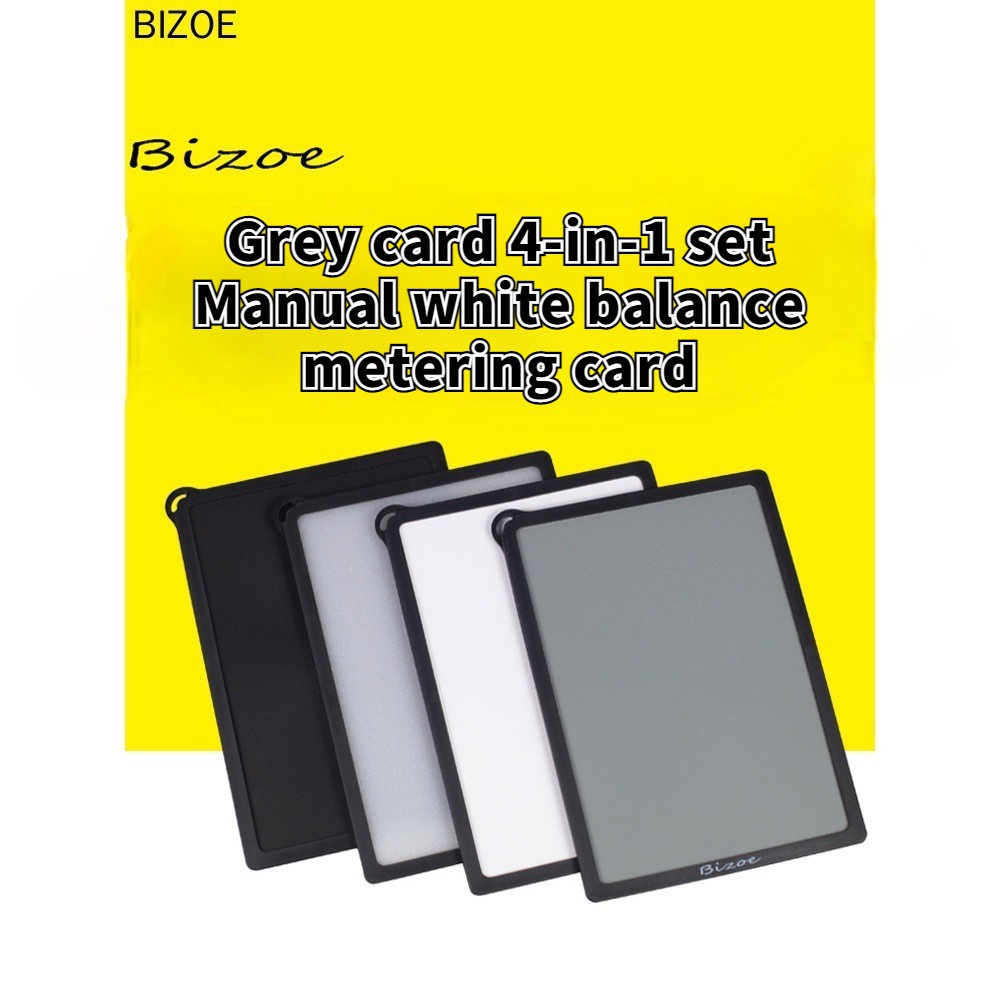 Card Holder Grey Card For Exposure Gray Card Photography 3-in-1