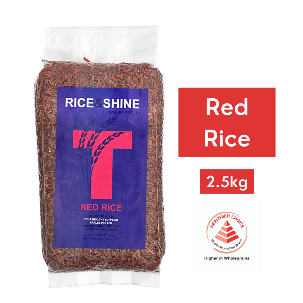 2.5kg Red Cargo Rice - Rice & Shine | Shopee Singapore