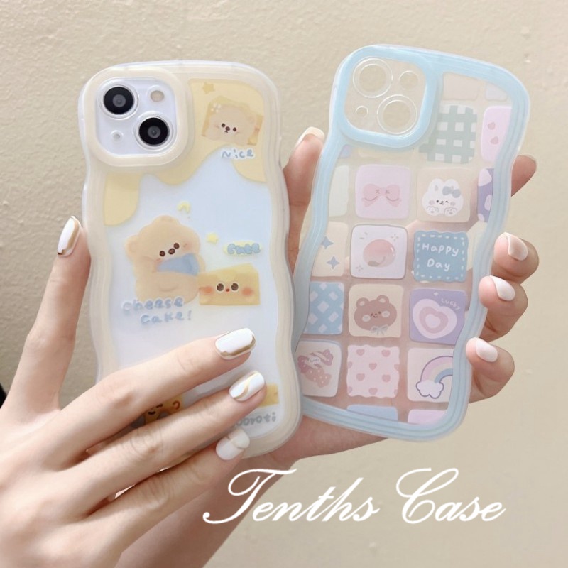 Redmi 12C 10C 10A 10 9 9A 9C 9T Note 12 11 Pro+ 11s 11 10s 10 9s 9 8 Pro Xiaomi Poco X4Pro X3 Pro X3NFC M3 M4 F3 Mi 11 Lite 10TPro Cube Bear Phone Case Soft Clear Cover