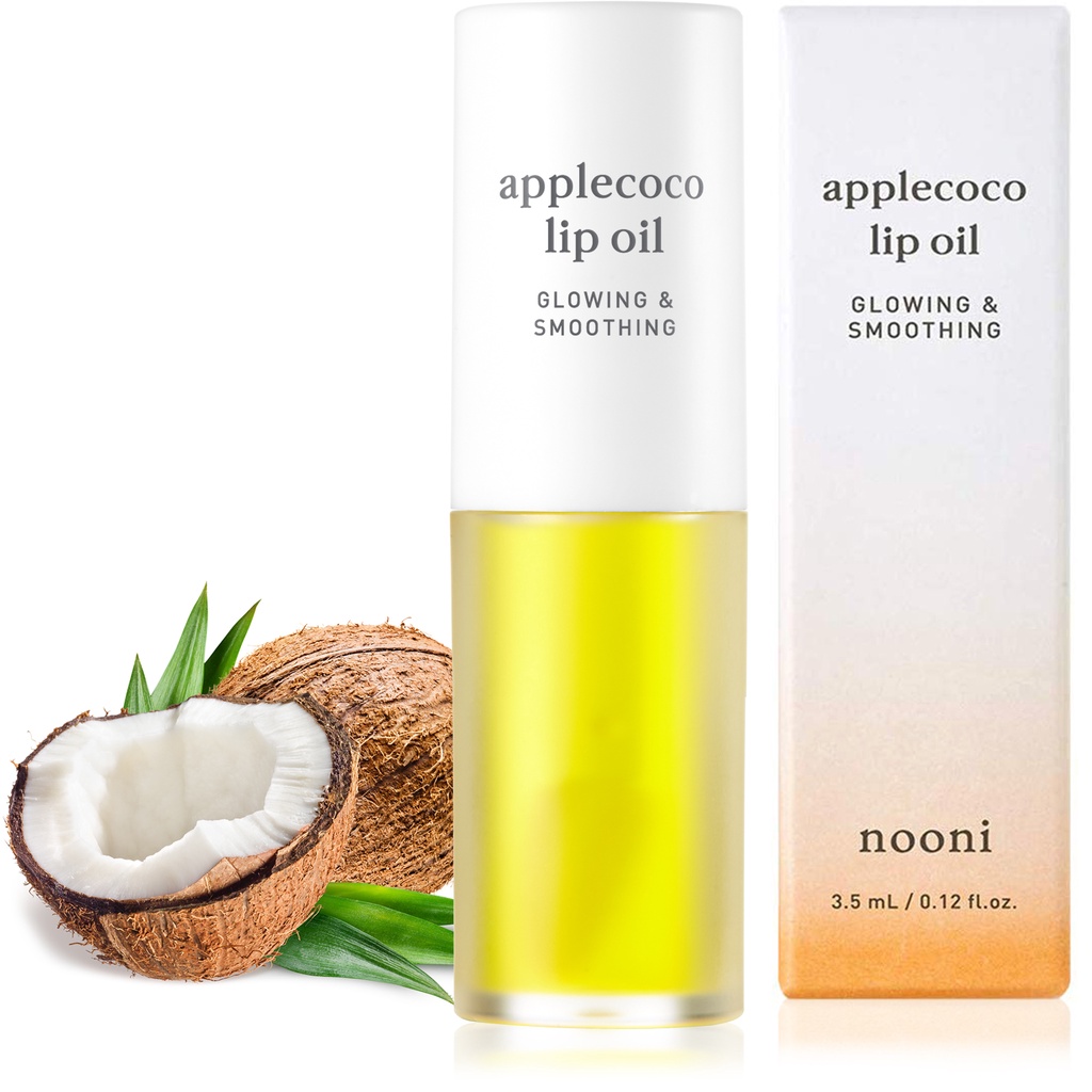 [nooni Official] Apple Lip Oil: Lip oil for dry lips | Shopee Singapore