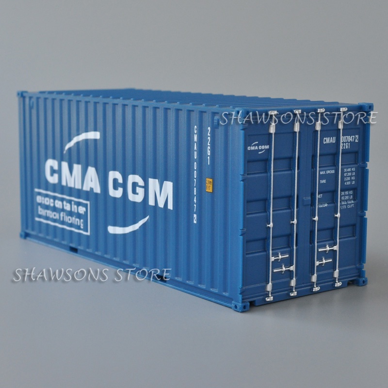 1:35 Scale Model Toys 20ft Freight Container For Wagons Railway Sea ...