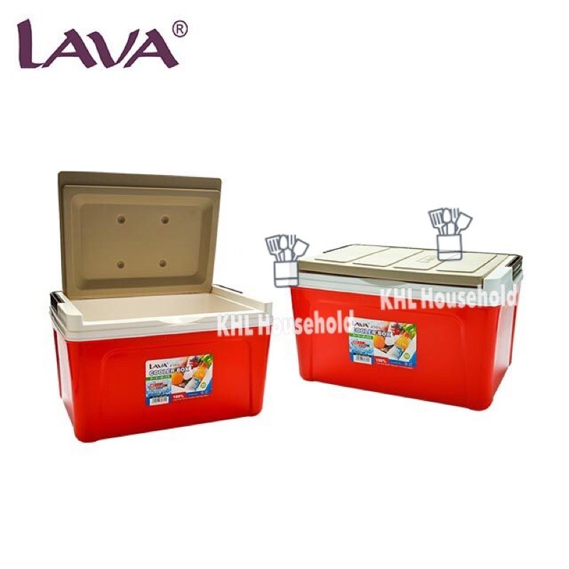 Lava 10L / 20L Cooler Box /Ice Box / Ice bucket / Picnic box ( Red ...