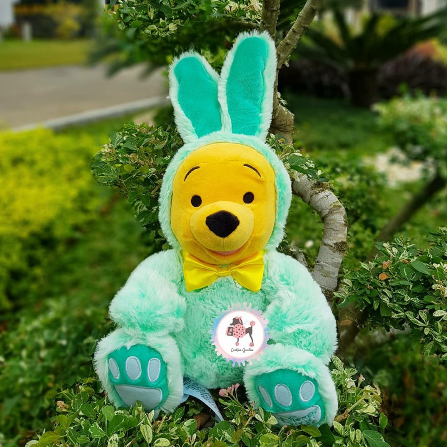 Disney Winnie the Pooh Easter Bunny Plush 38cm | Shopee Singapore