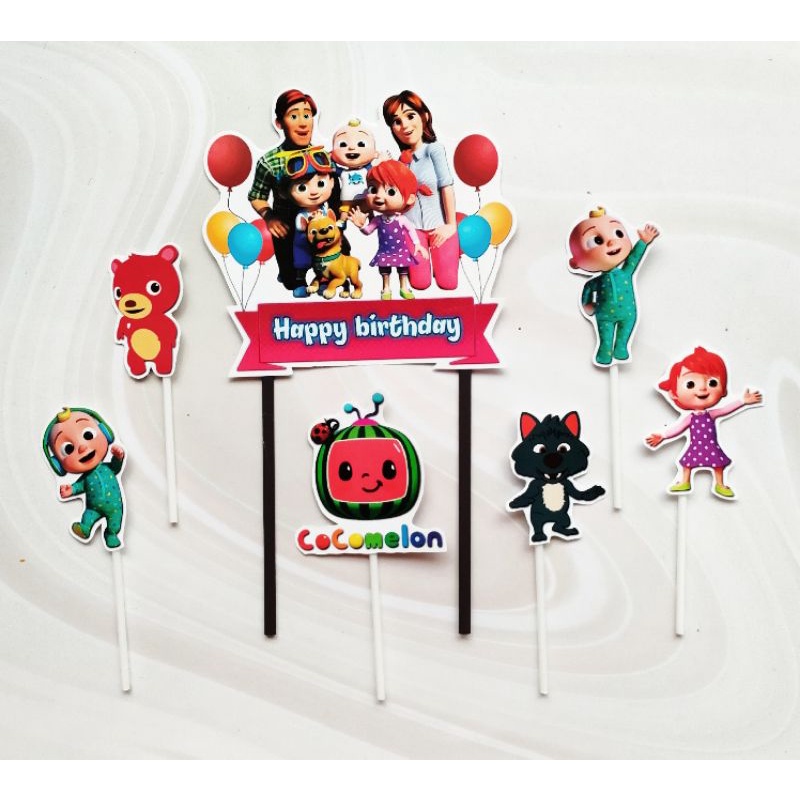 Topper cake topper Skewer cake Decoration Rice tumpeng happy birthday ...