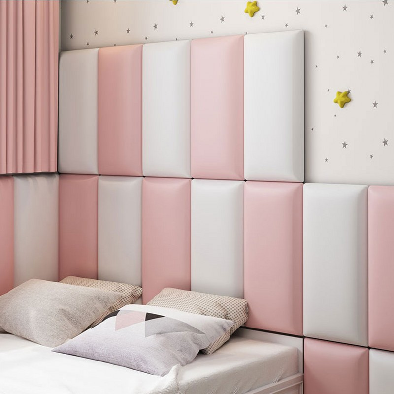 20cmX50cm Solid Color Pattern Self-adhesive Bedside Wall Stickers /Soft ...