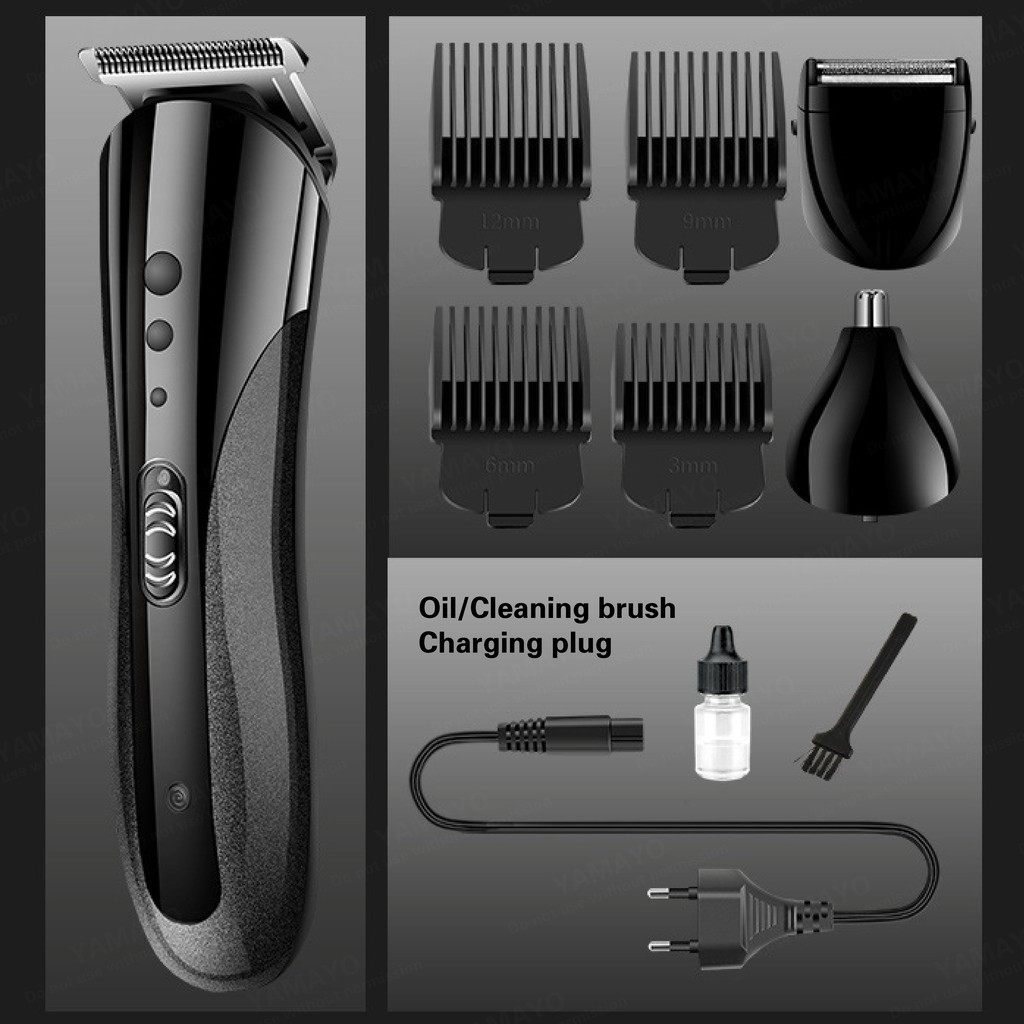 Kemei - KM-1407 Professional Hair Clippers Trimmer Kit - Essensy