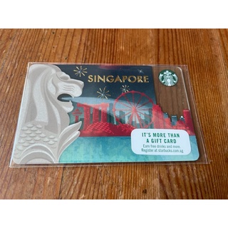 Singapore Starbucks Merlion With Night City Skyline Card (Zero Value ...