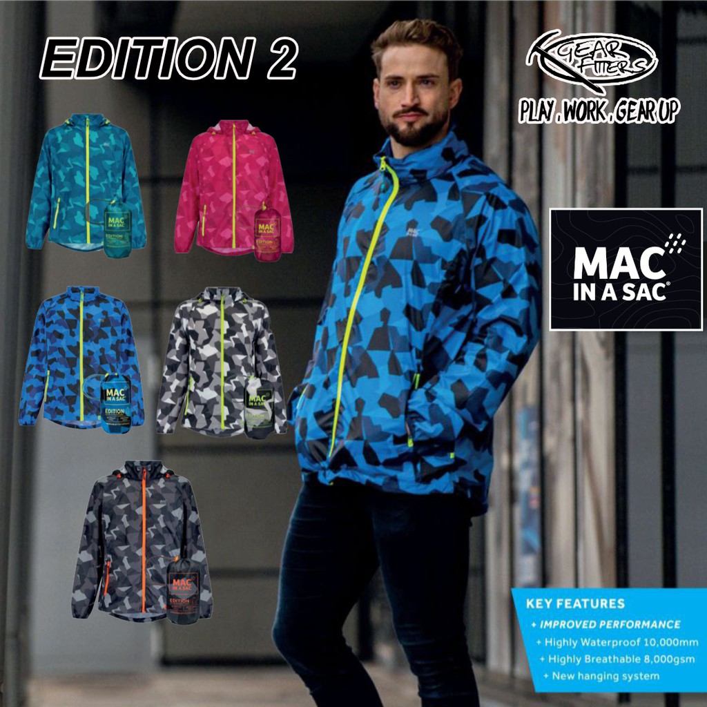 Mac In Sac Edition 2 Waterproof Jacket Shopee Singapore