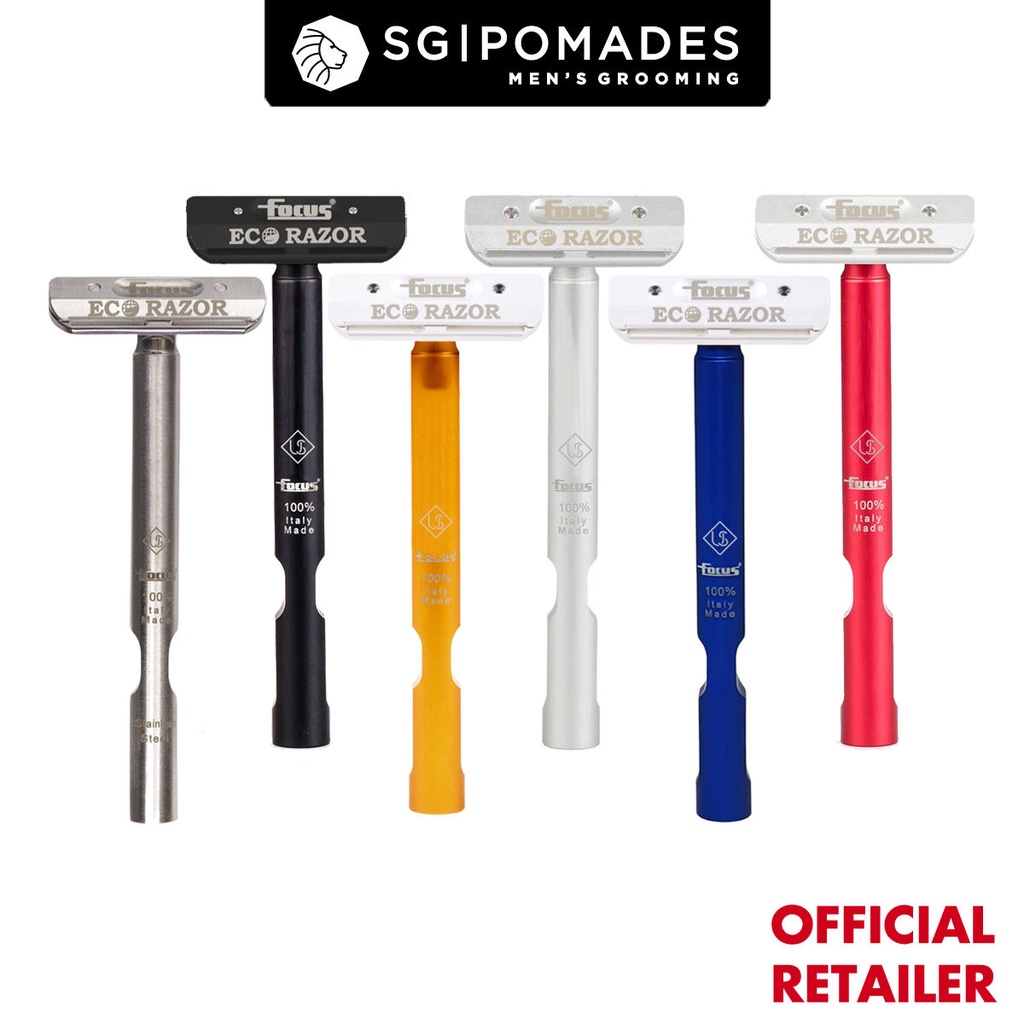 Eco-Razor x FOCUS Single Edge Safety Razor By Ubersuave | Shopee Singapore
