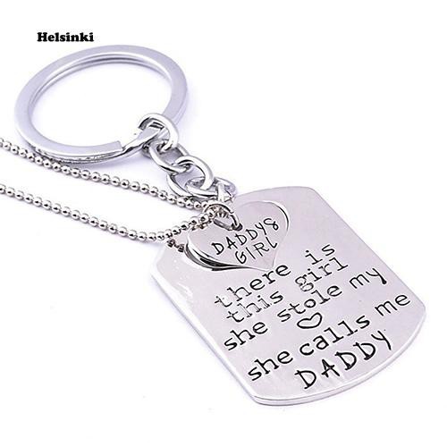 Daddy's girl best sale keychain