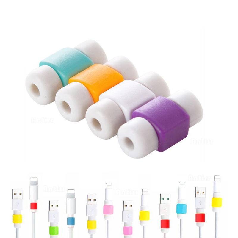 Silicone USB Cable Protector Earphone Wire Cord Protection Cover Random ...