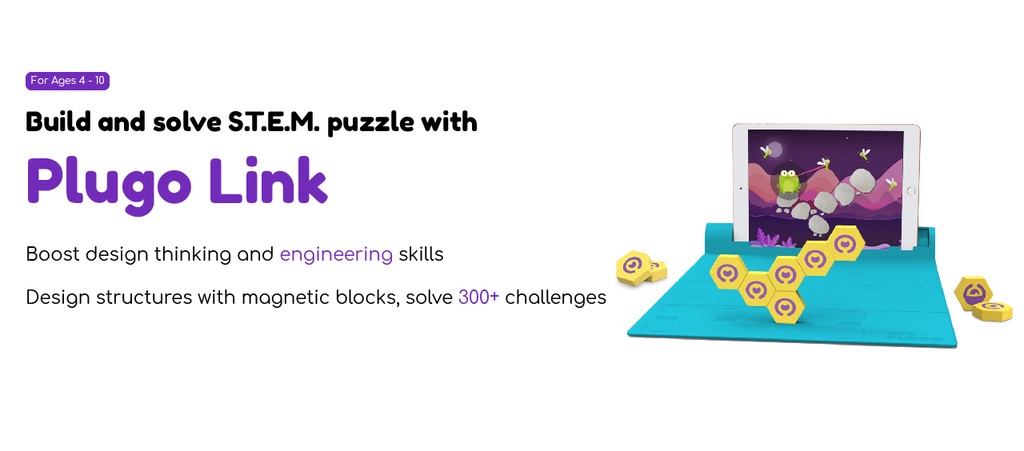 PlayShifu Plugo Link Build and Solve S.T.E.M Puzzles (Ages 4-10 ...