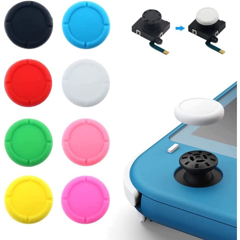 Nintendo switch thumb grips 2024 replacement