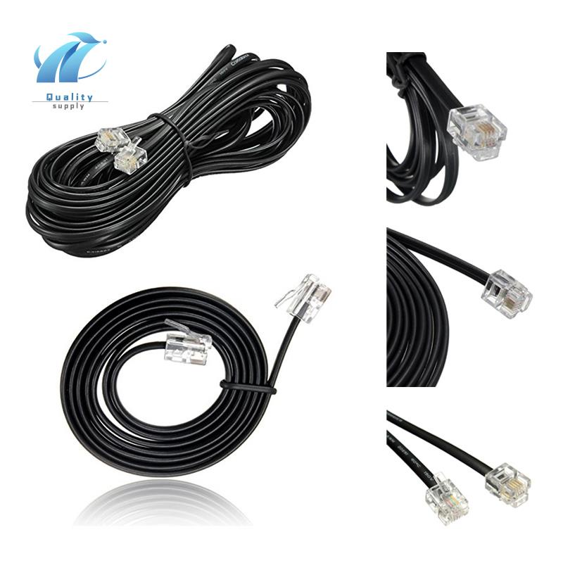 RJ11 6P4C Telephone Cable Cord ADSL em | Shopee Singapore