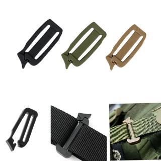 5pcs 5 sizes Camping Hiking Outdoor Military Attach Bag Strap Accessories  Tactical Backpack Buckles Molle Webbing Buckle Adjust Keeper Belt end Clip