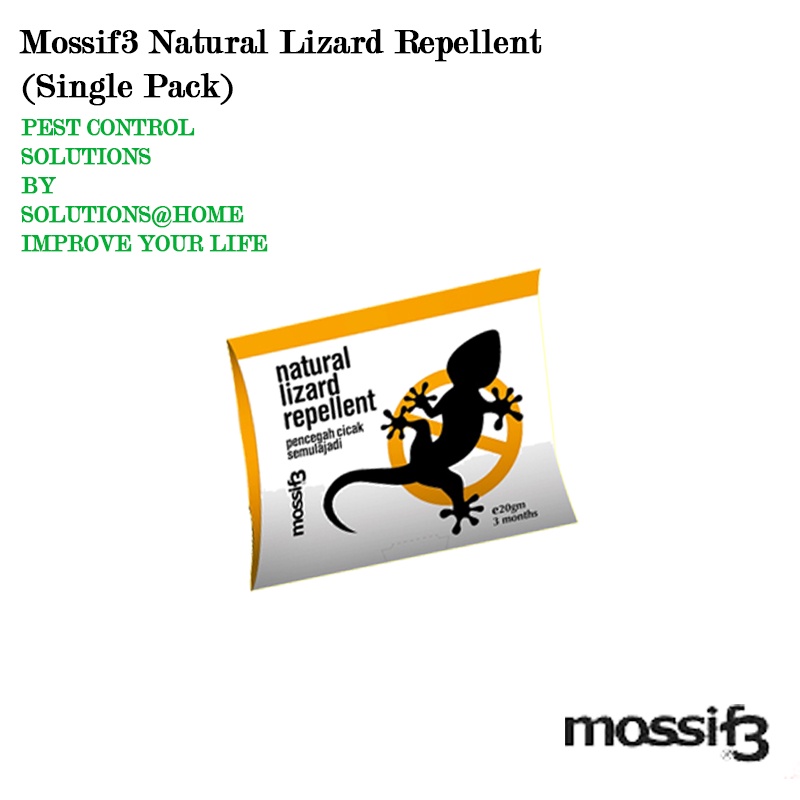Mossif3 Natural Lizard Repellent Single Pack Shopee Singapore