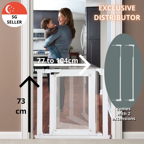 KidCo Baby Gate Designer AutoClose Gateway Mesh Shopee Singapore