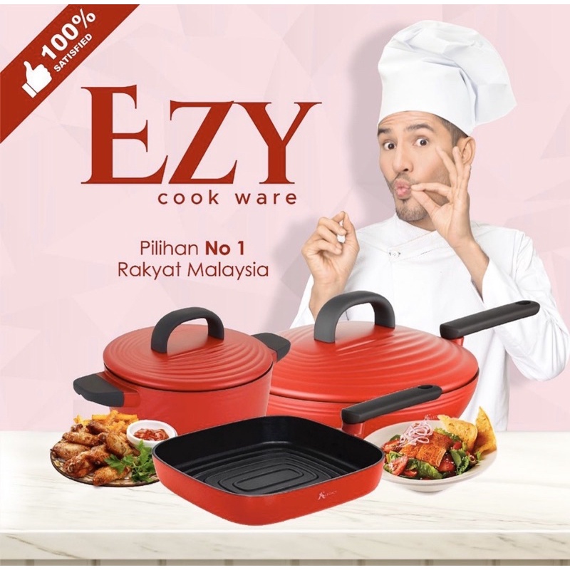 EZY COOK WARE BY AS LEGACY KITCHEN DATO ALIFF SYUKRI | Shopee Singapore