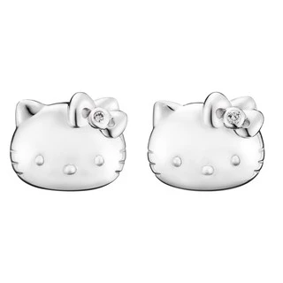 Poh Heng Jewellery Hello Kitty Classic Diamond Earrings
