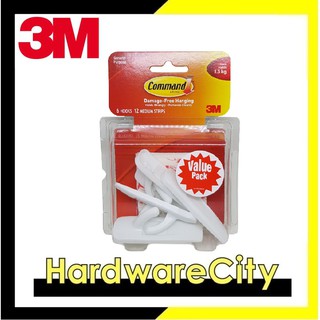 3M Command 17065VPES Medium Wire Hooks Holds Up To 1KG