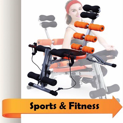 6 in 1 Home Gym Ab Rocket Chair (9001) | Shopee Singapore