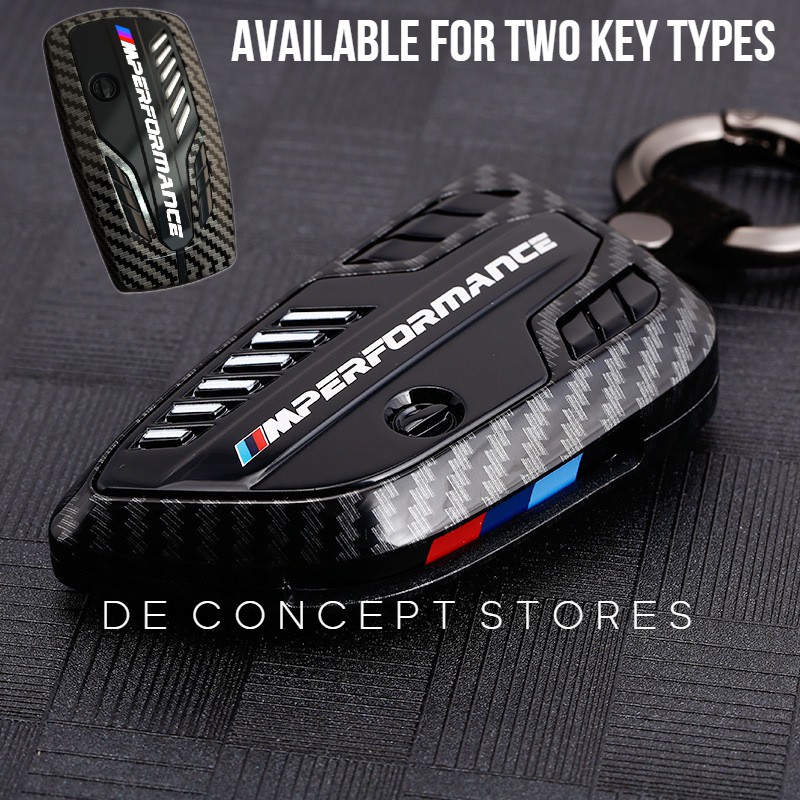 BMW carbon car key case cover fit f30 f10 G20 G30 3series 5series ...