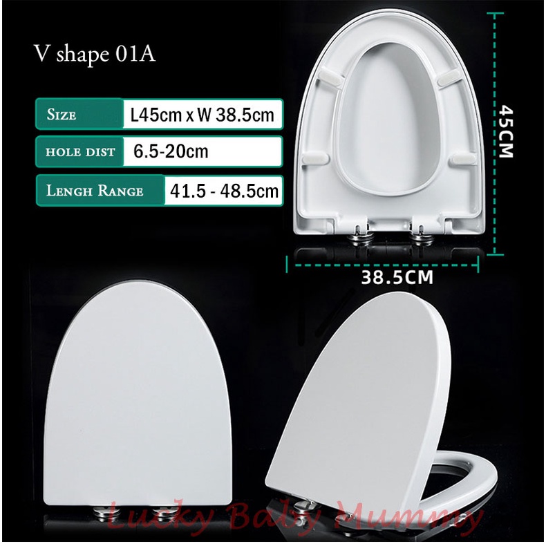 Toilet Seat Cover / Quick Release / Extra Thickness / Durable/Local ...