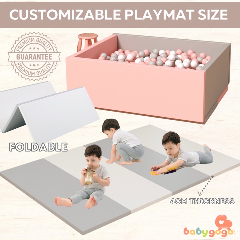 Baby Playmat Crawling Mat Foldable Waterproof Durable 5CM Play Yard