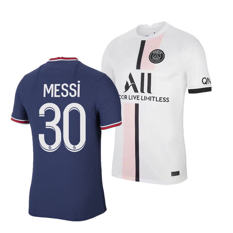 Messi PSG #30 Home Lionel Paris Saint Germain Team Jersey Child Training  Suit with Socks for Size #22-#28 