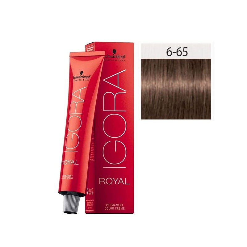 Schwarzkopf Igora Royal Permanent Hair Color 6-65 | Shopee Singapore