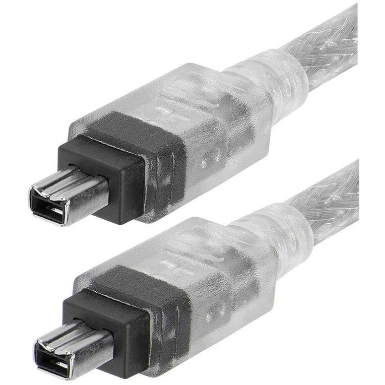 TechMax® Premium Quality FireWire IEEE 1394 Cable iLINK DV Cable Male ...
