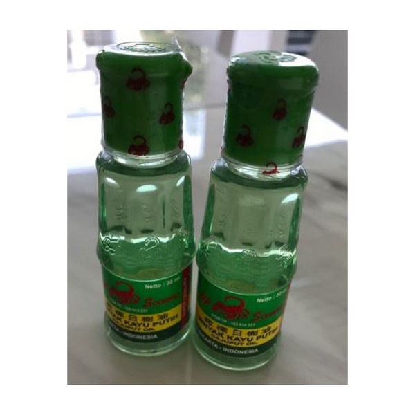 Minyak kayu putih scorpio 30 ml / kayu putih / masuk angin / minyak gosok / kembung / batuk - Gambar 2