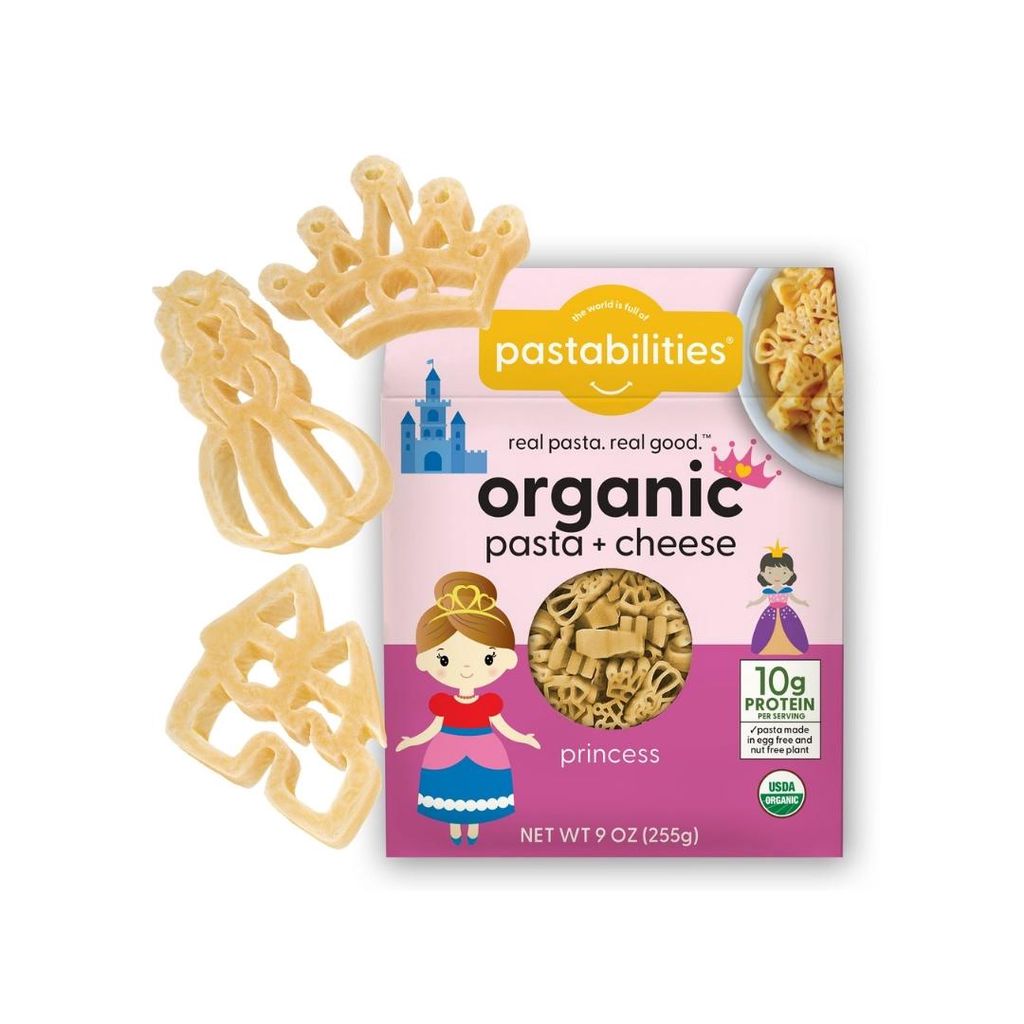 Pastabilities Organic Shaped Pasta (Mac 'N Cheese) Princess, 255g