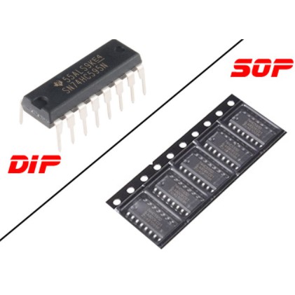 Ic Digital Series 74HC, 74LS Common Types Pins, Pins, DIP SMD 74HC595 ...