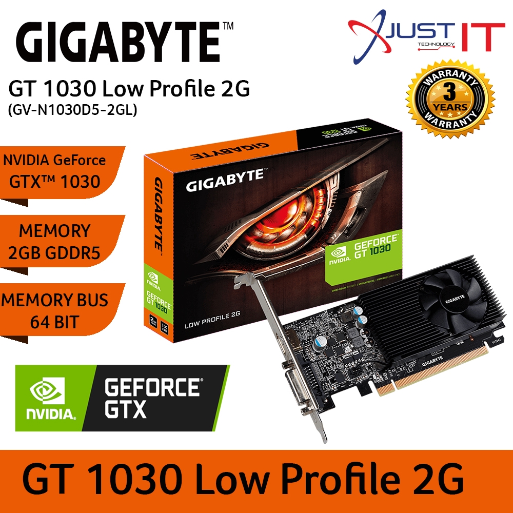 Gigabyte Gv-N1030D5-2Gl Gt1030 Ddr5 Vga Card (2GB) | Shopee Singapore
