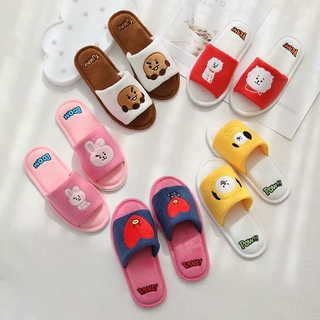 OFFICIAL BT21 SLIPPER by LINEFRINEDS, BTS MANG CHIMMY TATA VAN COOKY  AUTHENTIC BT21 KPOP