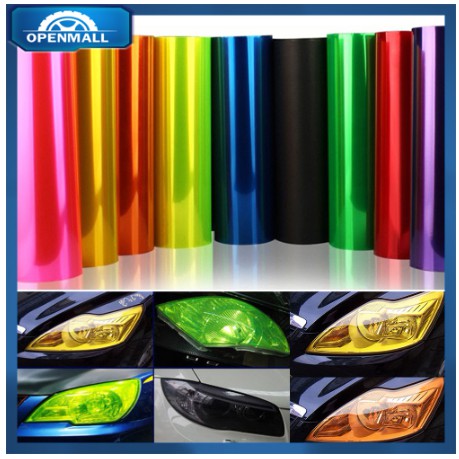7-color titanium decal film for car, motorbike, high-end fog lights for ...