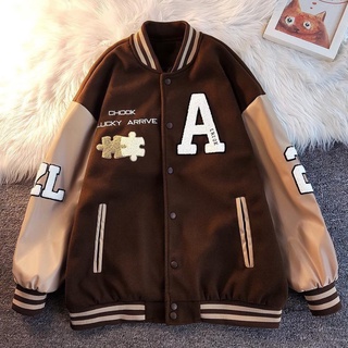 Mens bomber hot sale varsity jacket