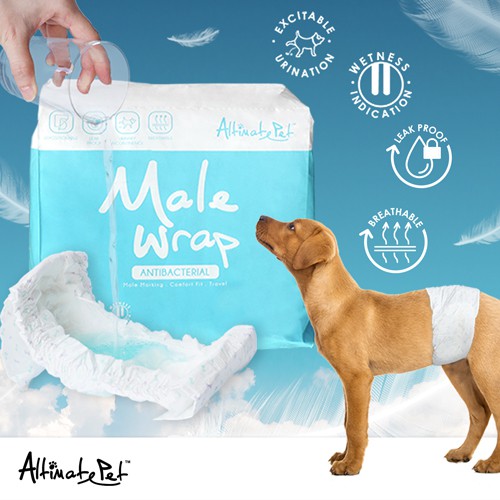 Altimate pet male wrap sale