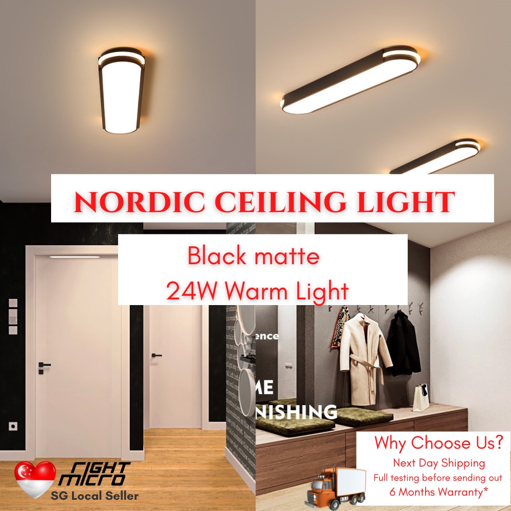 SG READY STOCK LED! LED Ceiling Rectangular Long Surface Panel Light ...
