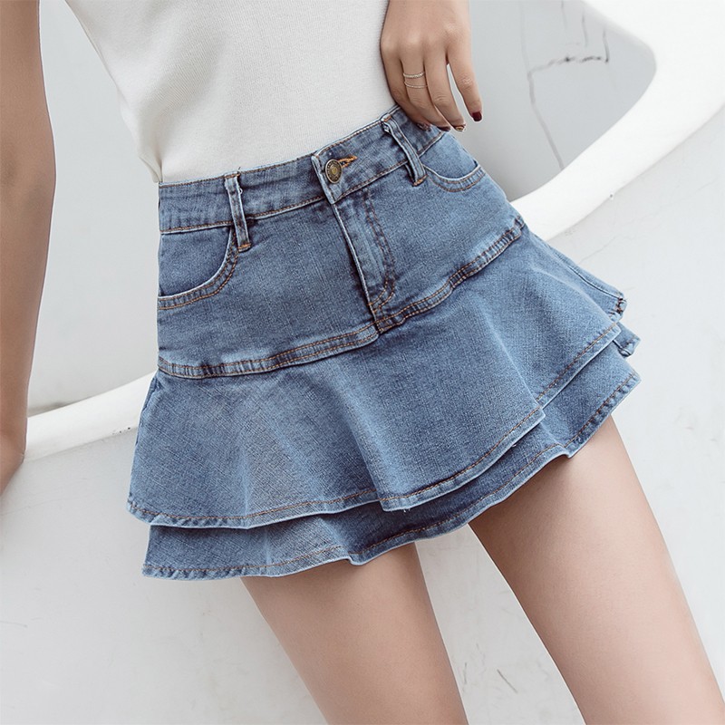 Plus Culottes Denim Jean