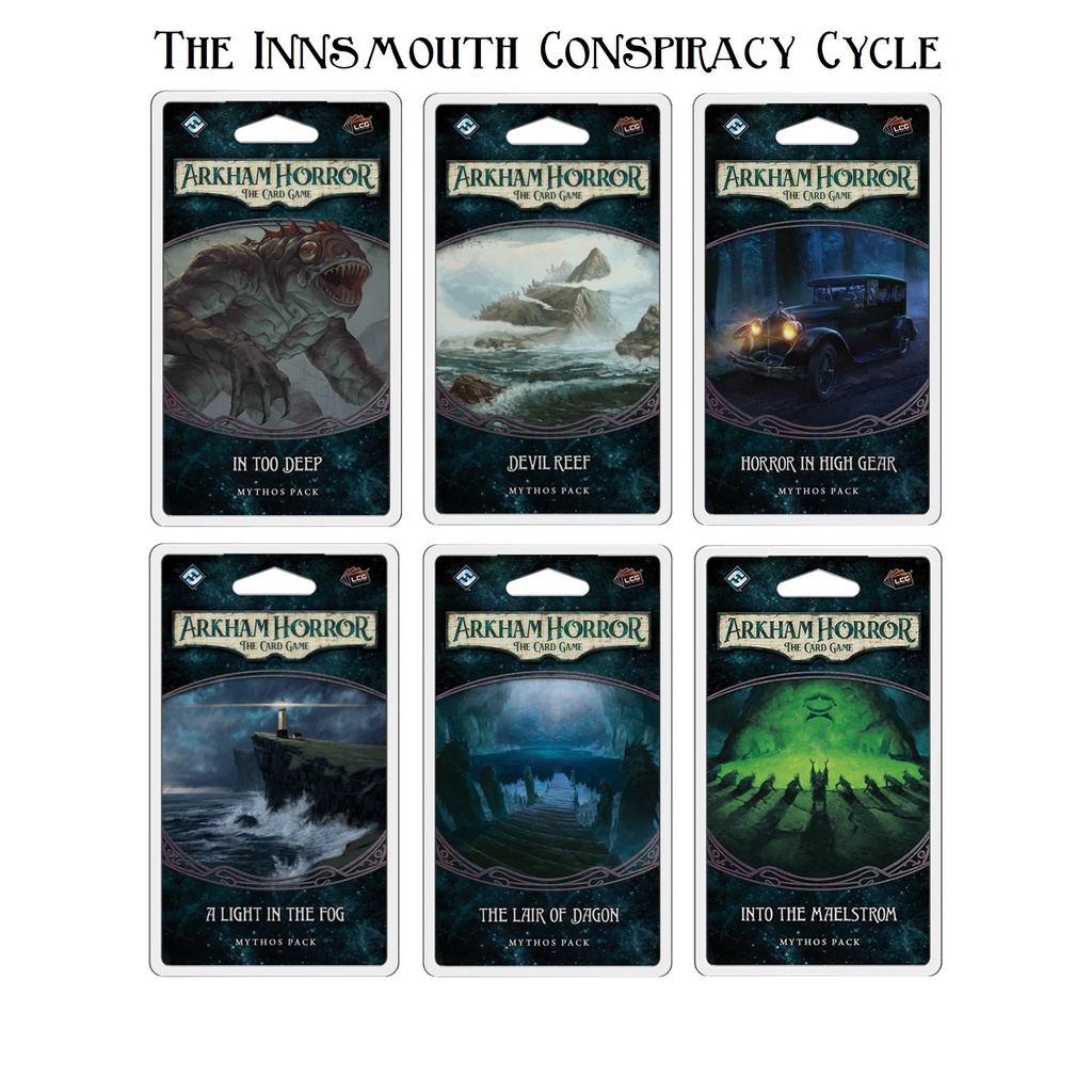 Arkham Horror: The Innsmouth Conspiracy Mythos Pack Cycle | Shopee ...