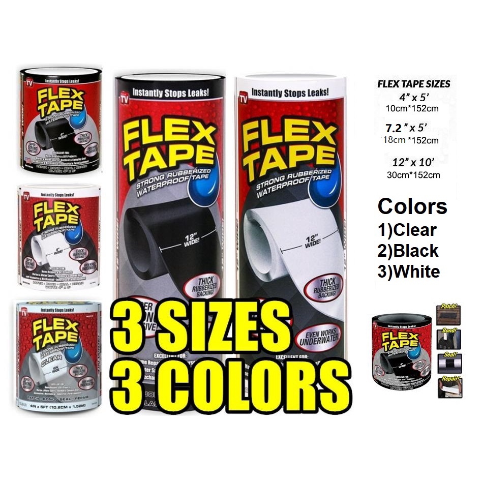 Flex Tape Pipe Repairing Adhesive/Sticky / Leaking Seal SUPER Strong