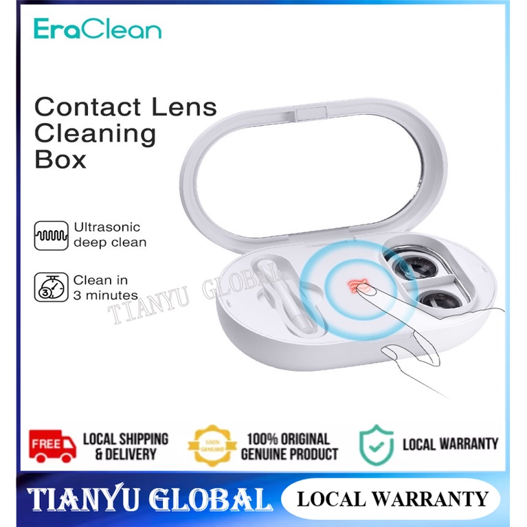 EraClean Contact Lenses Cleaner Ultrasonic Cleaning Machine 56000 Times