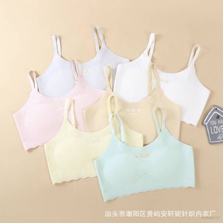 Girls Bra Cotton Tops Sports Bras Without Bones School Students Underwear  Teens Crop Top 12 Years Old Clothes For Teenagers
