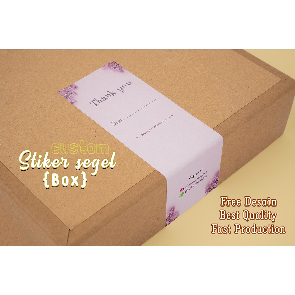 Custom Sticker Label Box Label/Sticker Packaging/Sticker Seal Packaging ...